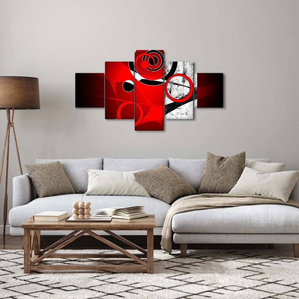 Obraz abstrakcji (125x70 cm)