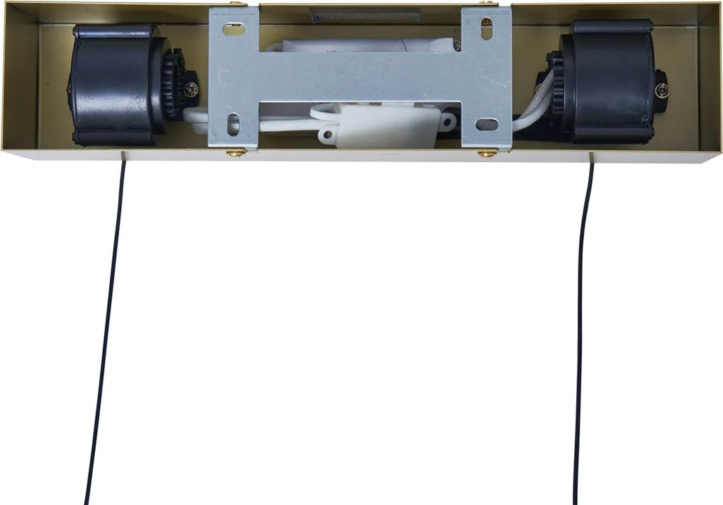 Nowoczesna lampa wisząca mosiężna z diodą LED z 3-stopniową regulacją ściemniania Easylift - Straight