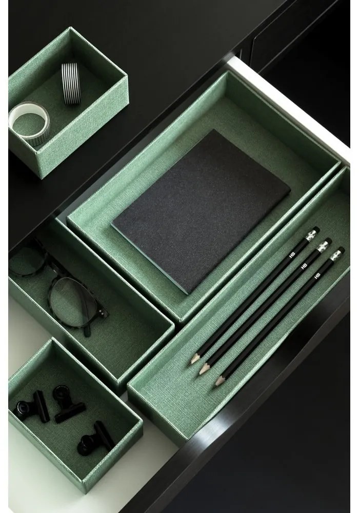 Kartonowe organizery do szuflady zestaw 5 szt. Emma Paper Laminate – Bigso