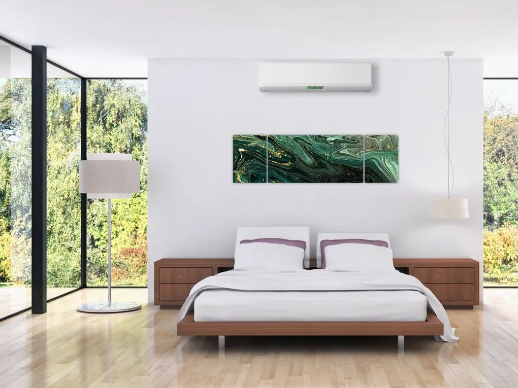 Obraz - Zielony marmur (170x50 cm)