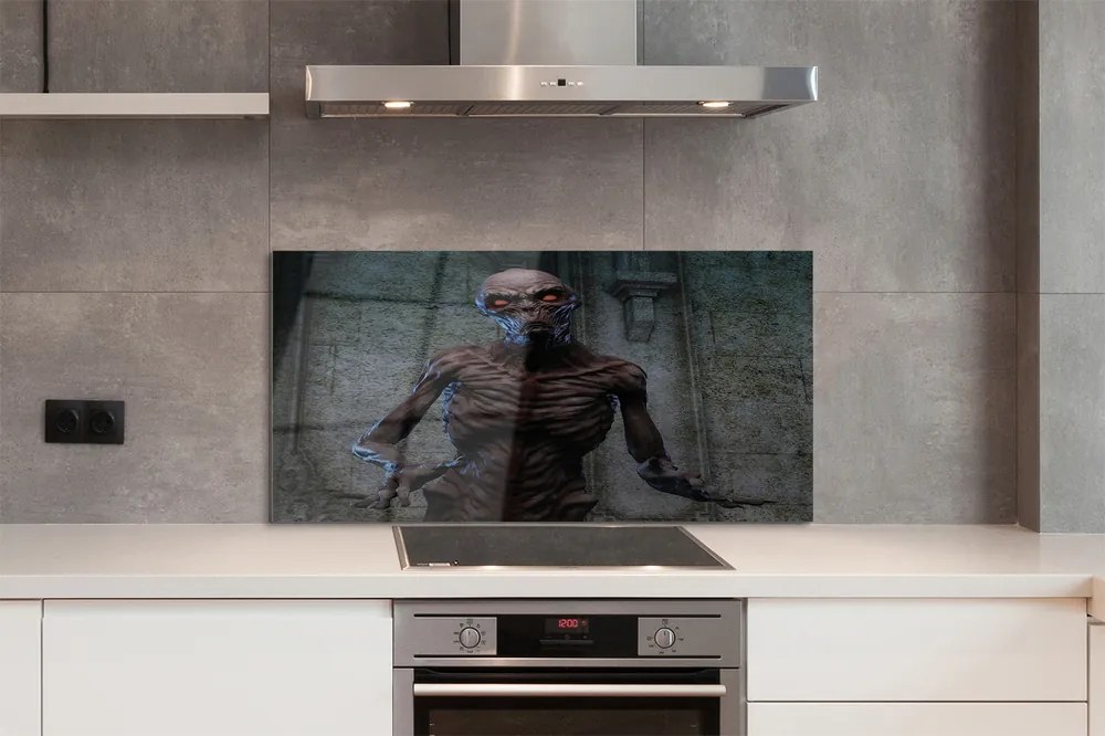 Panel szklany do Kuchni Zjawa w Opuszczonym Budynku