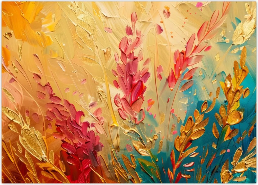 Obraz - Malowanie pola (70x50 cm)