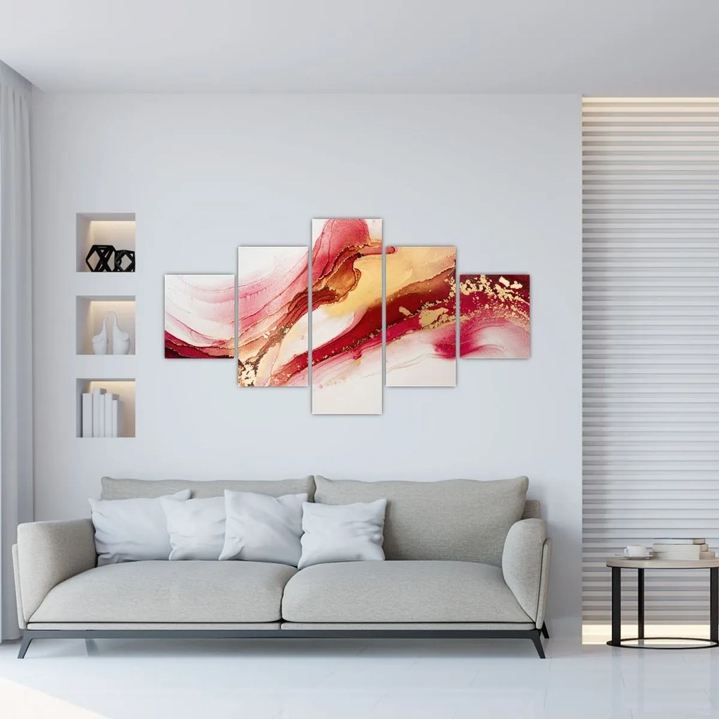 Obraz - Abstrakcja (125x70 cm)