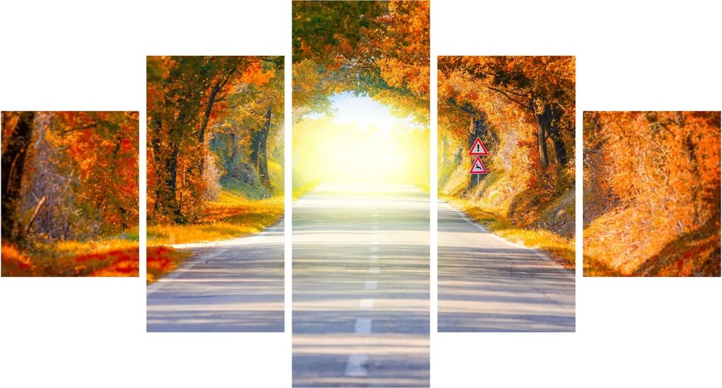 Obraz - Brama wykonana z koron drzew (125x70 cm)