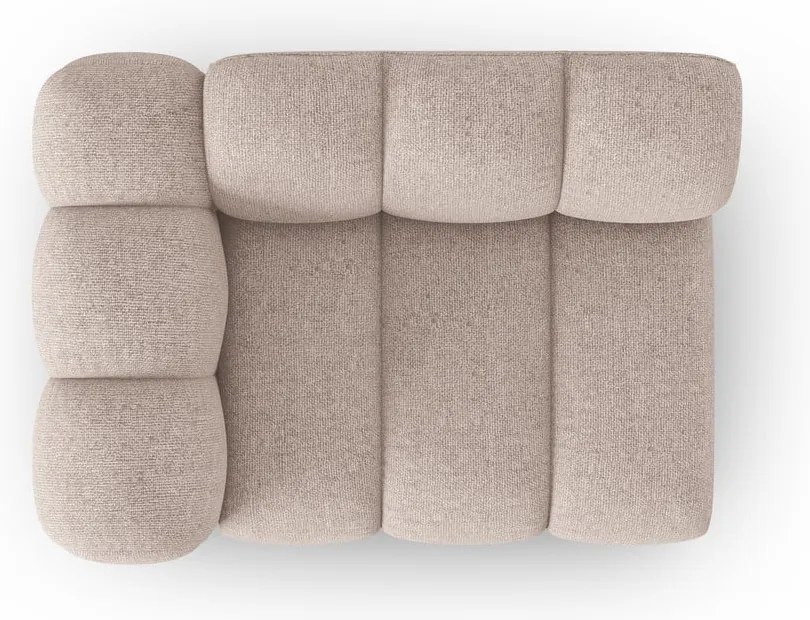 Beżowy moduł sofy (lewostronny) Lupine – Micadoni Home