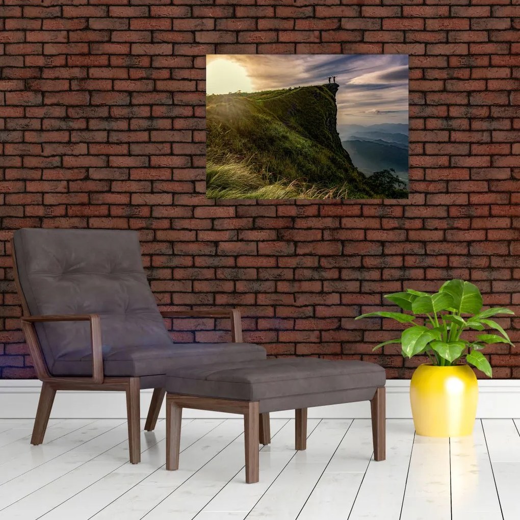 Obraz kobiet na klifie (70x50 cm)