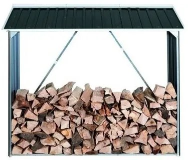 Duramax Blaszana wiata na drewno, antracyt