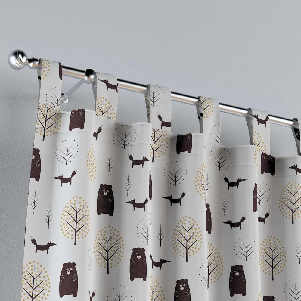 Zasłona dziecięca 260x130 cm Magic Collection – Yellow Tipi