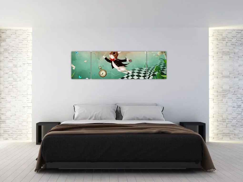 Obraz - Fantasy królik (170x50 cm)