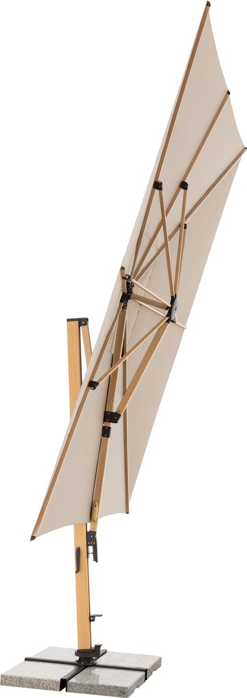 Doppler ALU WOOD XL 400 x 300 cm beżowy