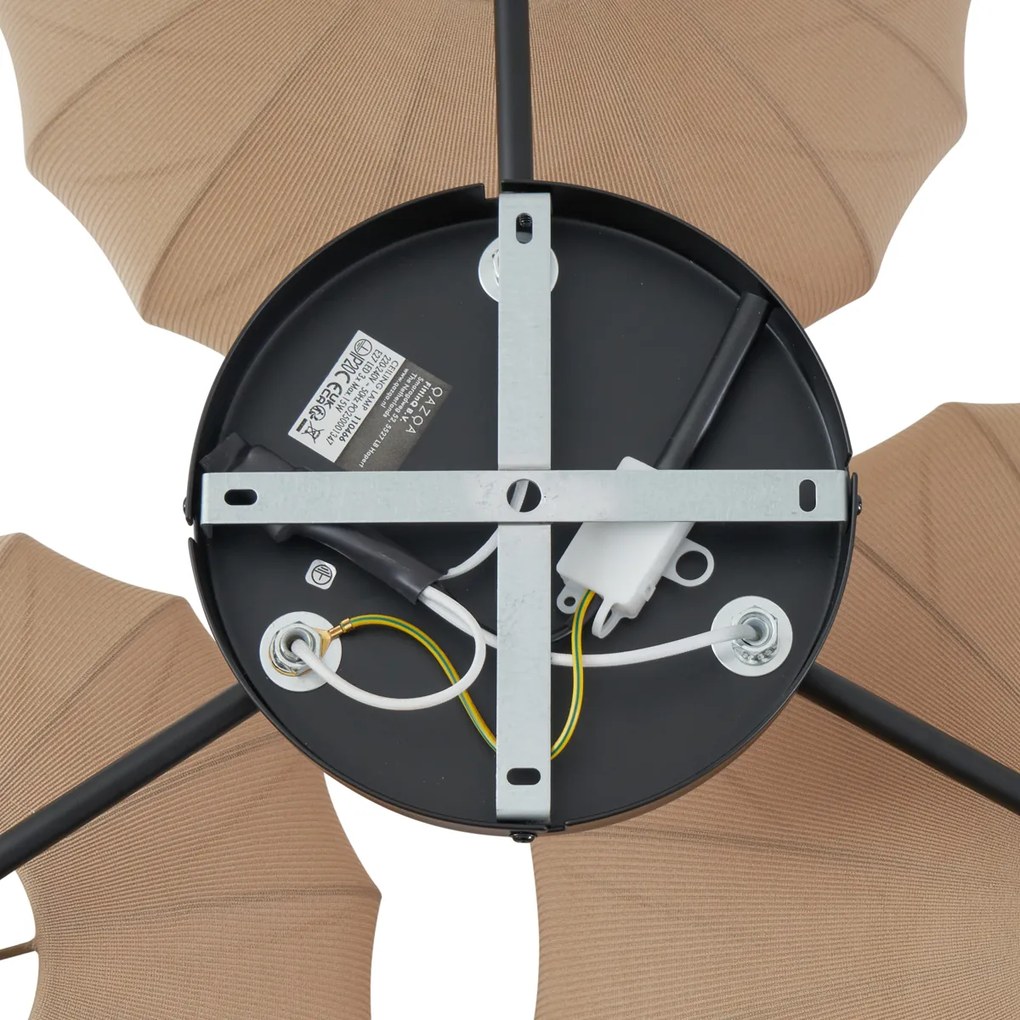 Lampa sufitowa Japandi brązowa 3-źródła światła - Multi Bida