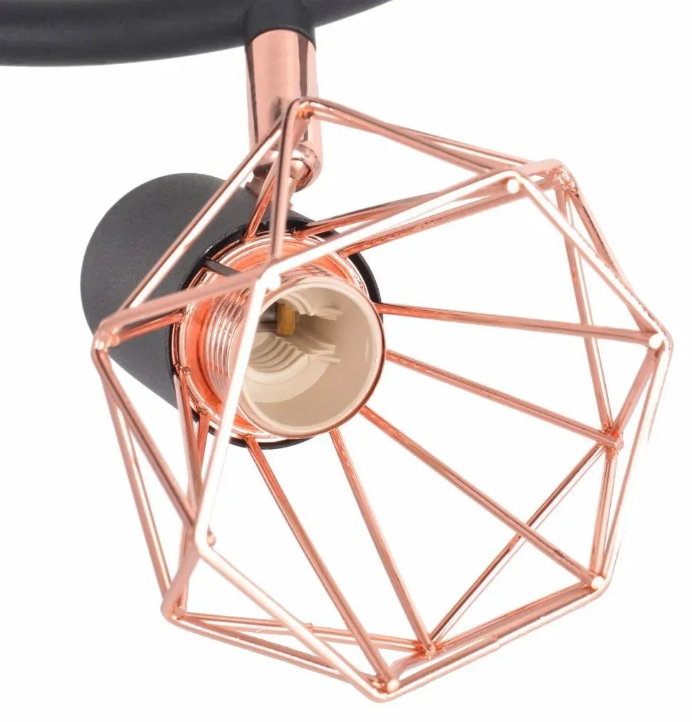 Okrągła lampa sufitowa LED w stylu industrialnym - EX34 N2-C07