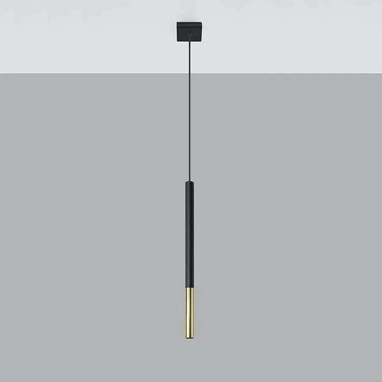 Lampa wisząca MOZAICA 1 czarny/złoto