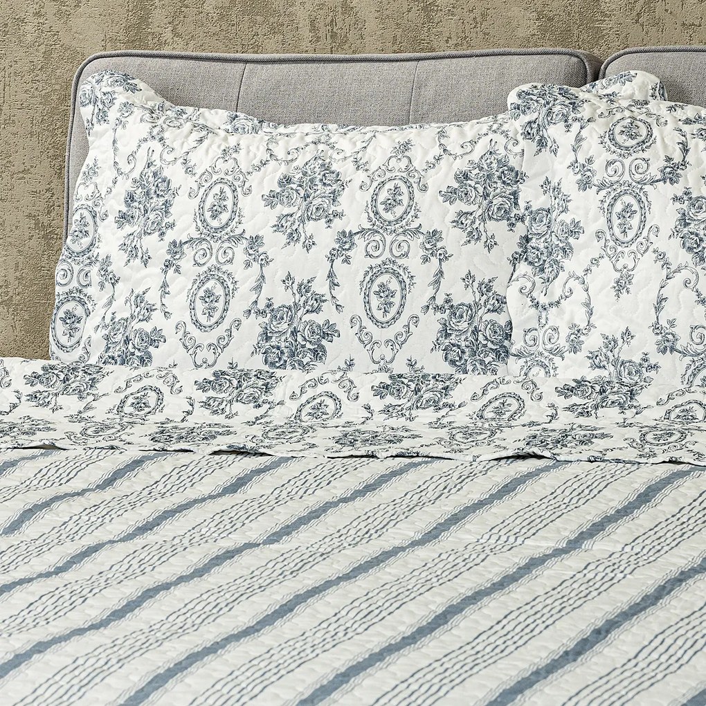 4Home Narzuta na łóżko Blue Patrones
