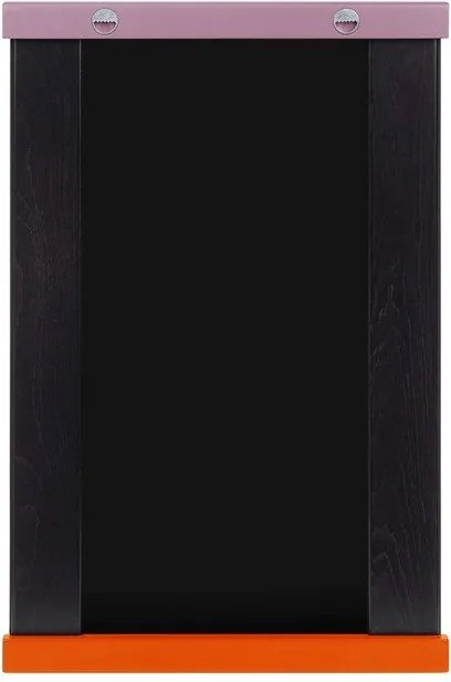 Lustro z półką z drewnianą ramą ścienne 50x75 cm Lun – noo.ma