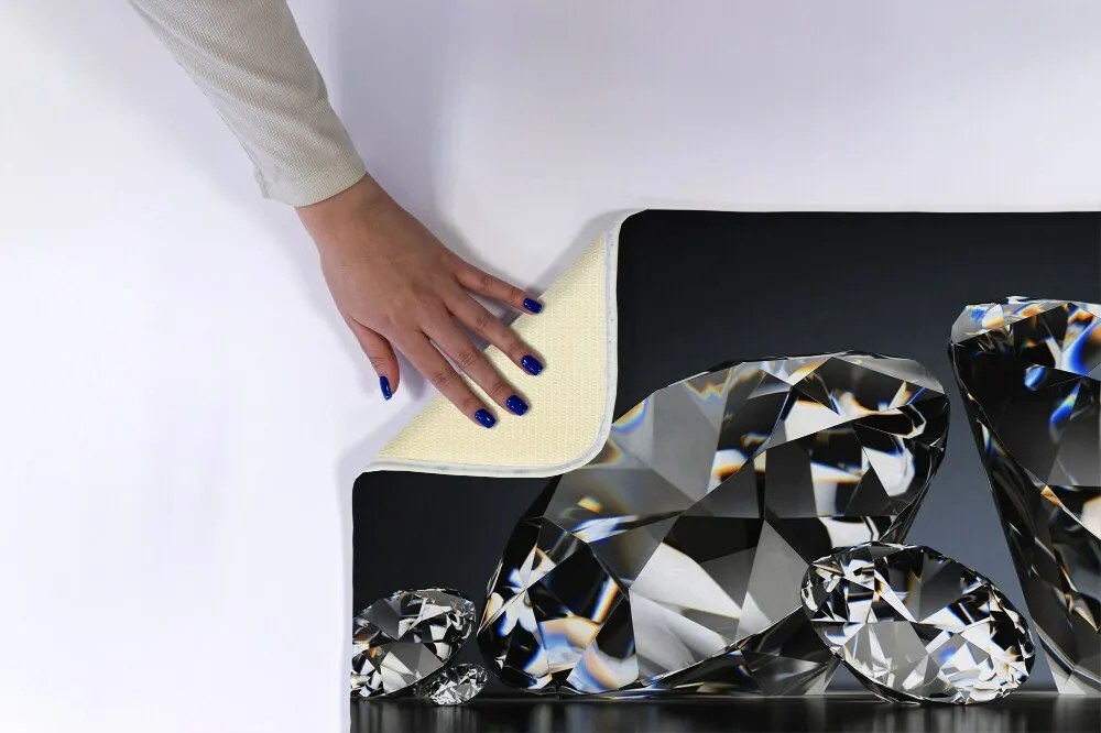 Dywanik antypoślizgowy do łazienki Dywanik antypoślizgowy do łazienki Diamenty