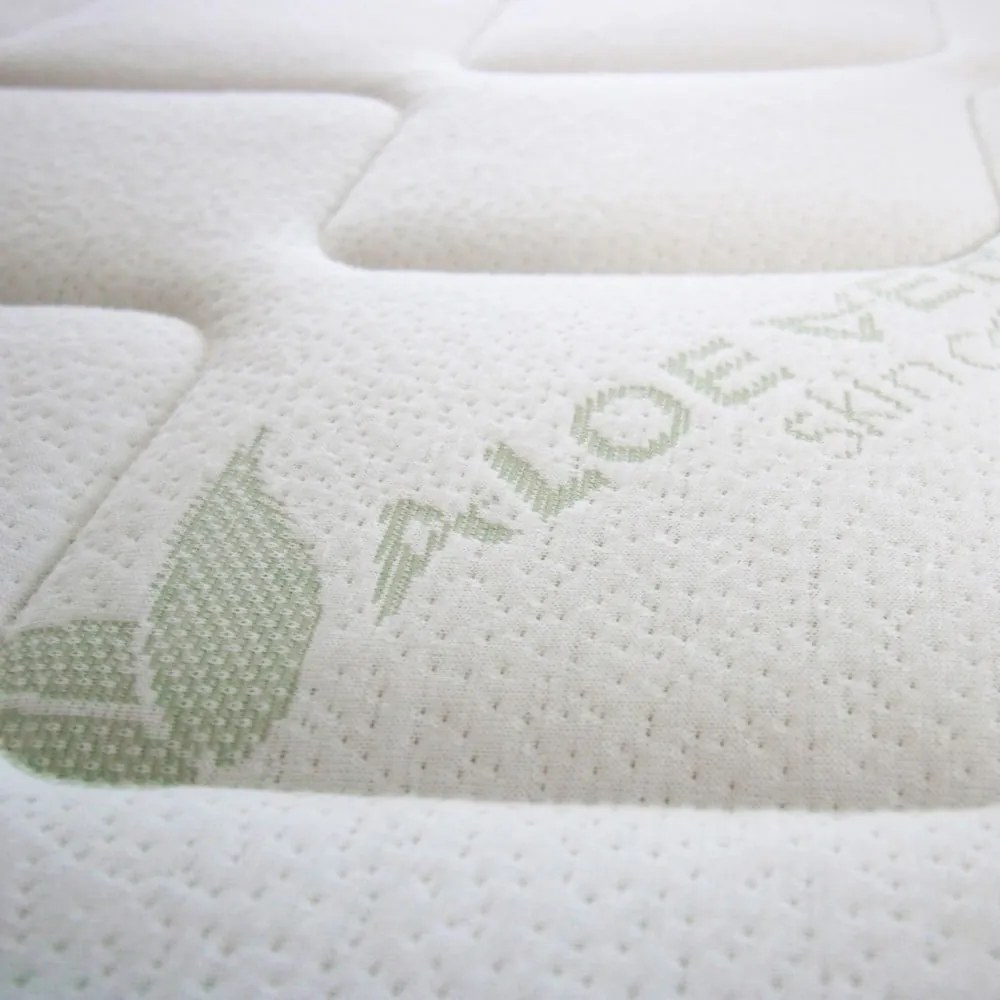 Twardy/średnio twardy sprężynowy materac dwustronny 140x200 cm Aloe bio-ex – Materasso
