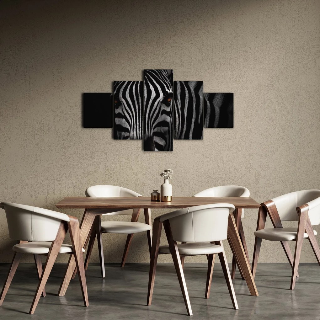 Obraz zebry (125x70 cm)