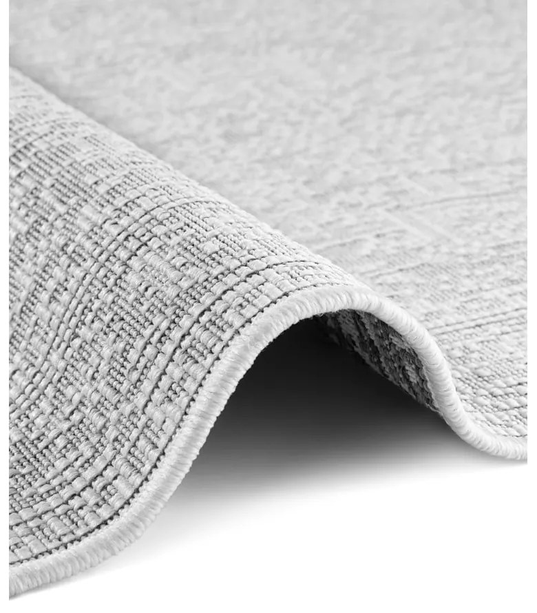 Chodnik odpowiedni na zewnątrz w szaro-śmietankowym kolorze 80x250 cm Duet Kona – NORTHRUGS