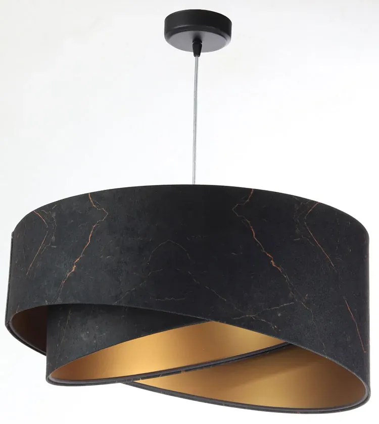 Czarno-złota lampa wisząca glamour F9-W13