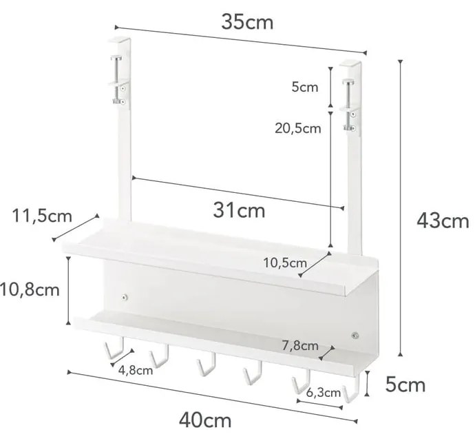 Metalowy organizer Smart – YAMAZAKI