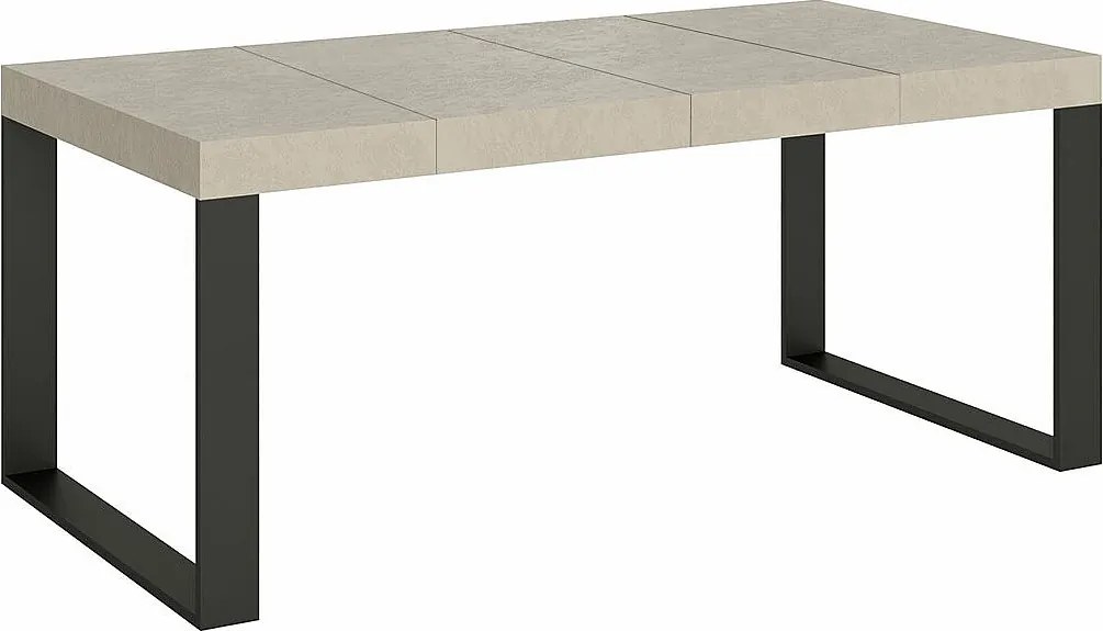 Stół rozkładany 140/244x90 cm Tecno Premium nogi kaszmirowe antracytowe