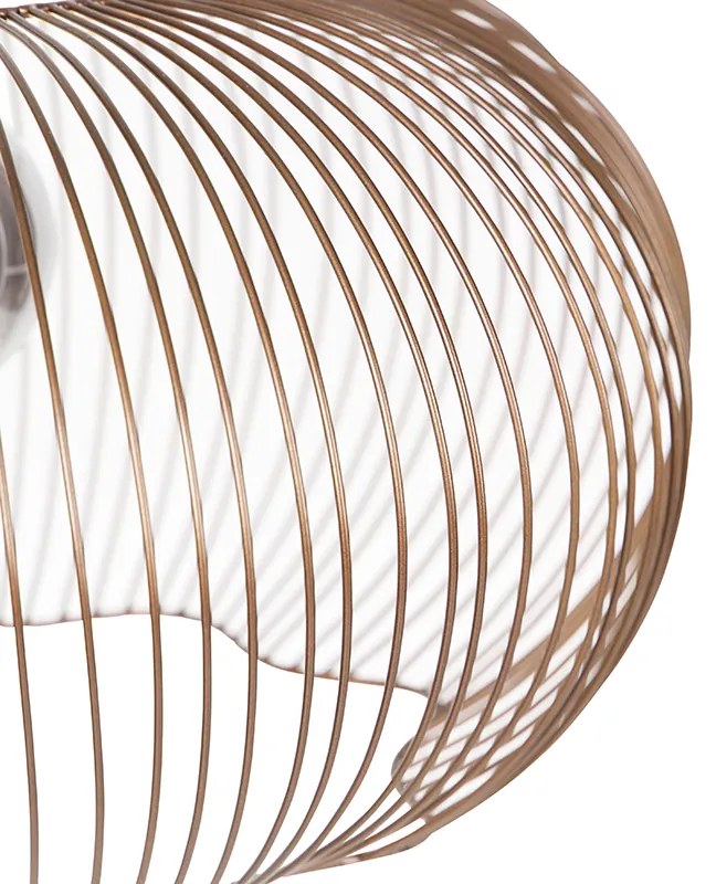 Industrialna lampa wisząca miedziana 49 cm - FinnPrzemysłowy Oswietlenie wewnetrzne