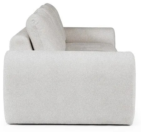 Jasnoszara sofa z materiału bouclé 287 cm Mirel – Rodier