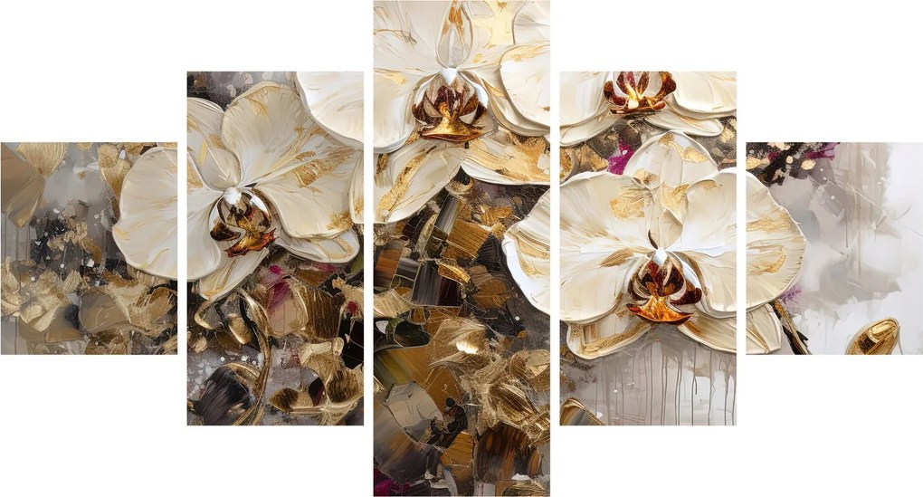 Obraz - Storczyki (125x70 cm)