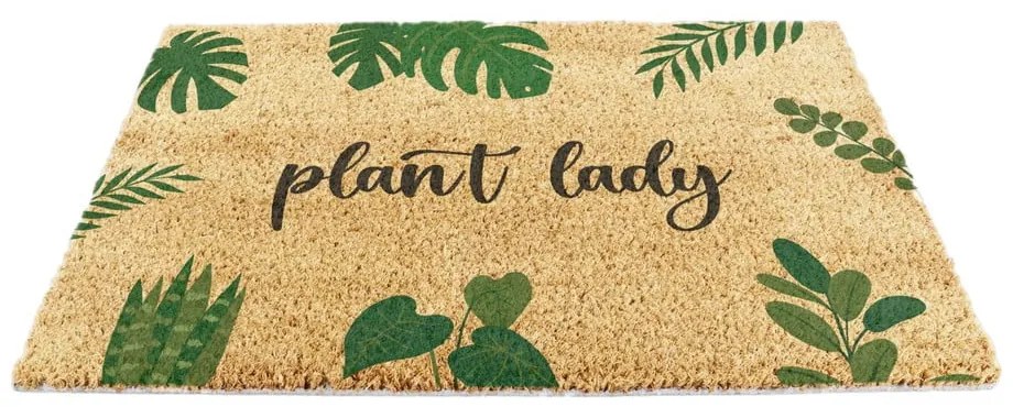 Wycieraczka z włókna kokosowego 40x60 cm Plant Lady – Artsy Doormats