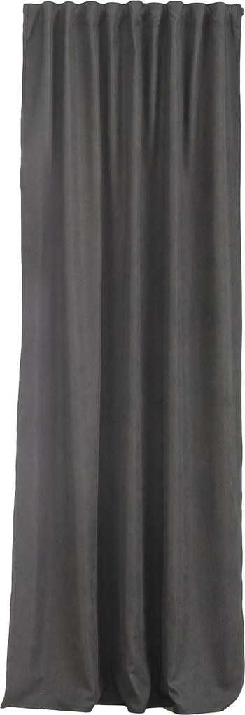 Zasłona BASIC na taśmie marszczącej 140x260cm czarny 1 szt.