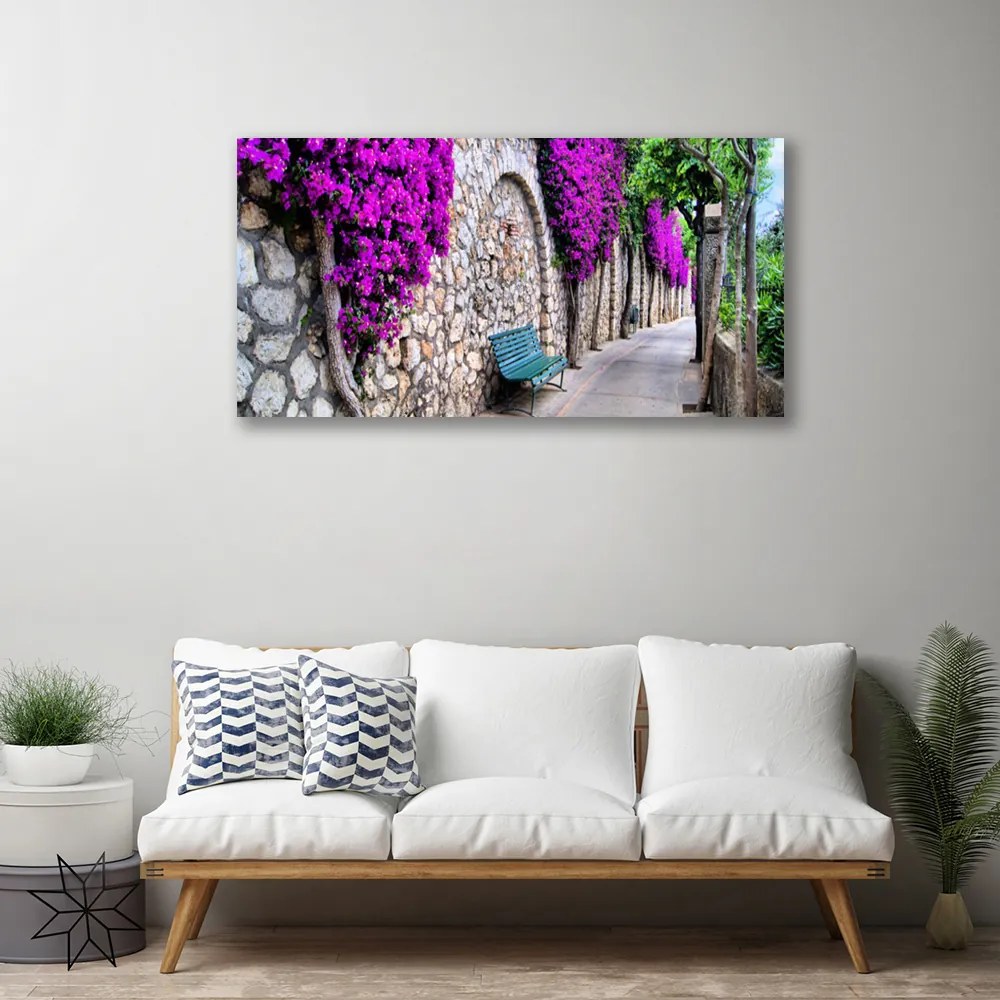 Fotoobraz na płótnie Odpoczynek w Parkowej Alejce