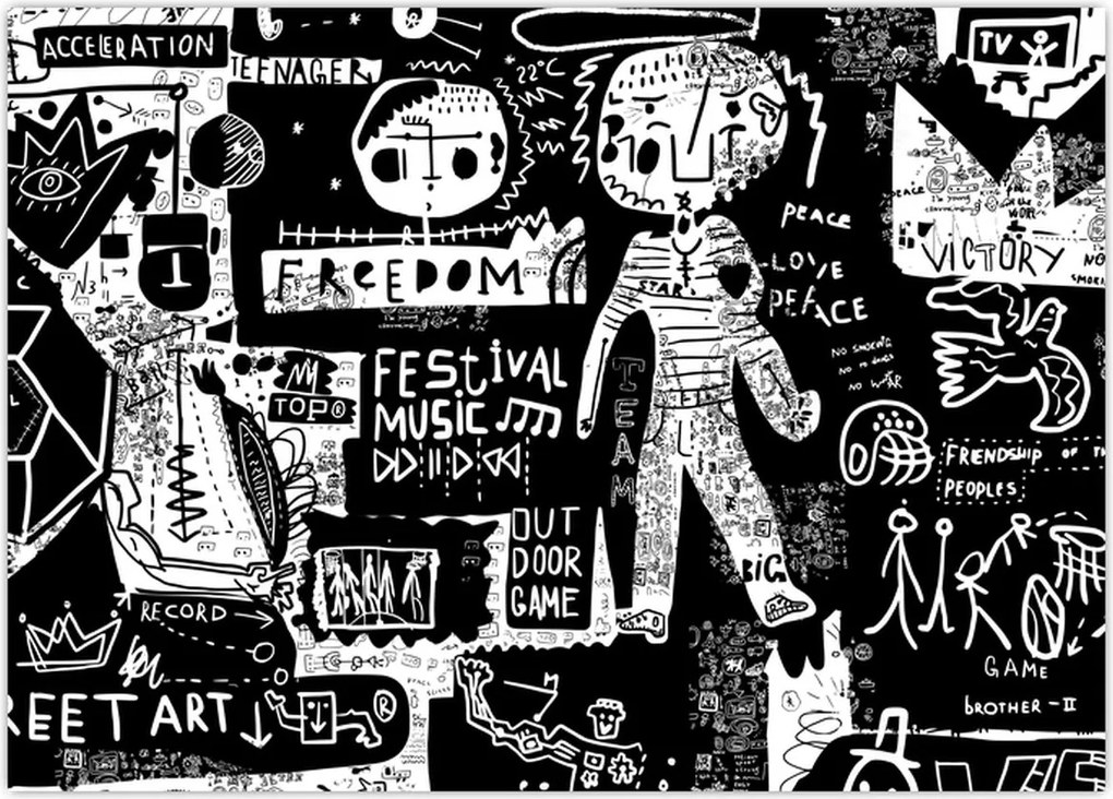 Obraz - Graffiti (70x50 cm)