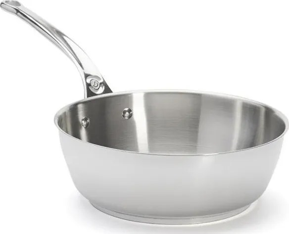 De Buyer 3411.24 - Patelnia sauté MILADY 24 cm ze stali nierdzewnej