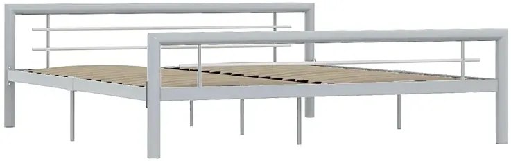 Szare metalowe łóżko 180x200 cm - Sintra