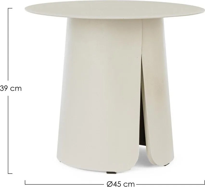 Aluminiowy okrągły stolik ogrodowy ø 45 cm Bryan – Bizzotto