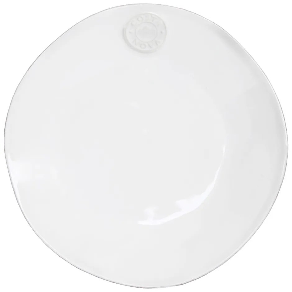 Biały ceramiczny talerz deserowy Costa Nova, Ø 21 cm