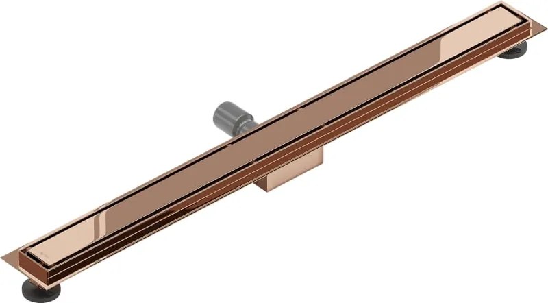 Mexen Flat M13 odpływ liniowy 2w1 80 cm, różowe złoto - 1610080-15