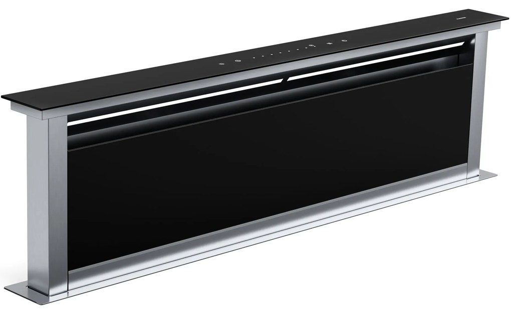 Klarstein Royal Flush 120cm 500.1m³/godz. Okap Blatowy Czarny/Srebrny