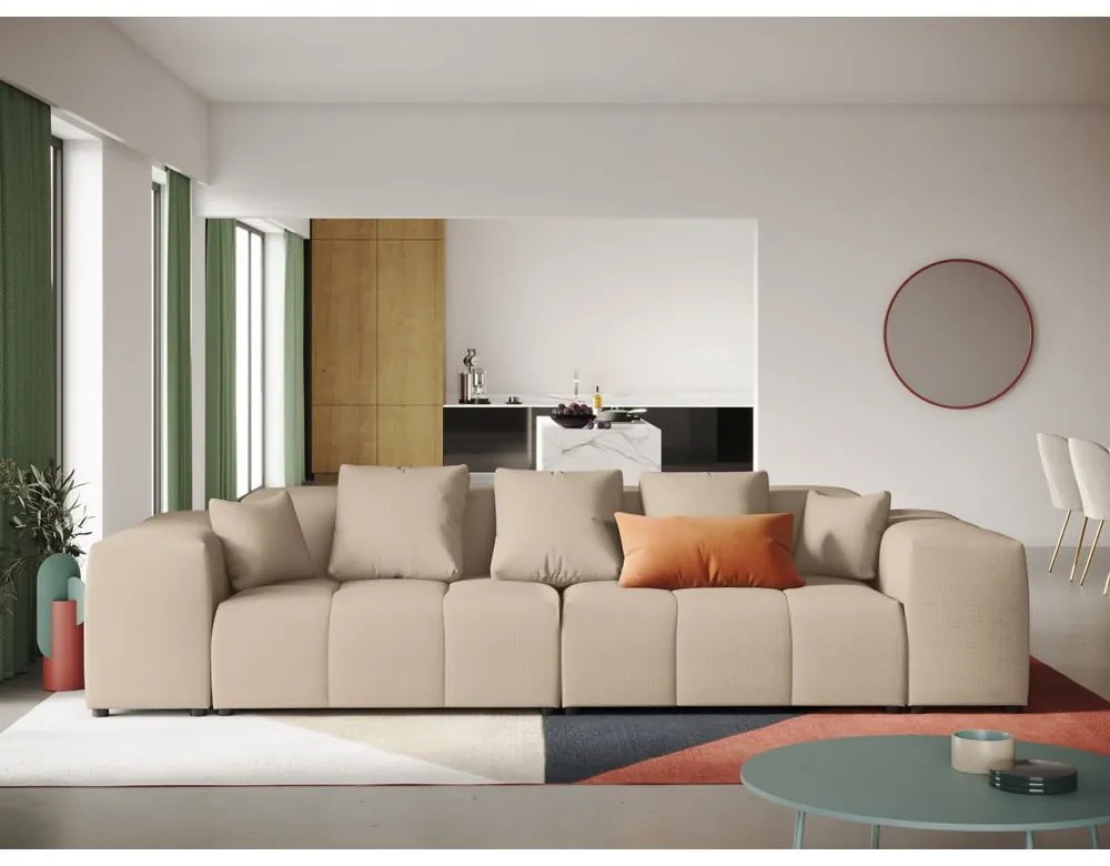 Beżowa sofa 320 cm Rome – Cosmopolitan Design