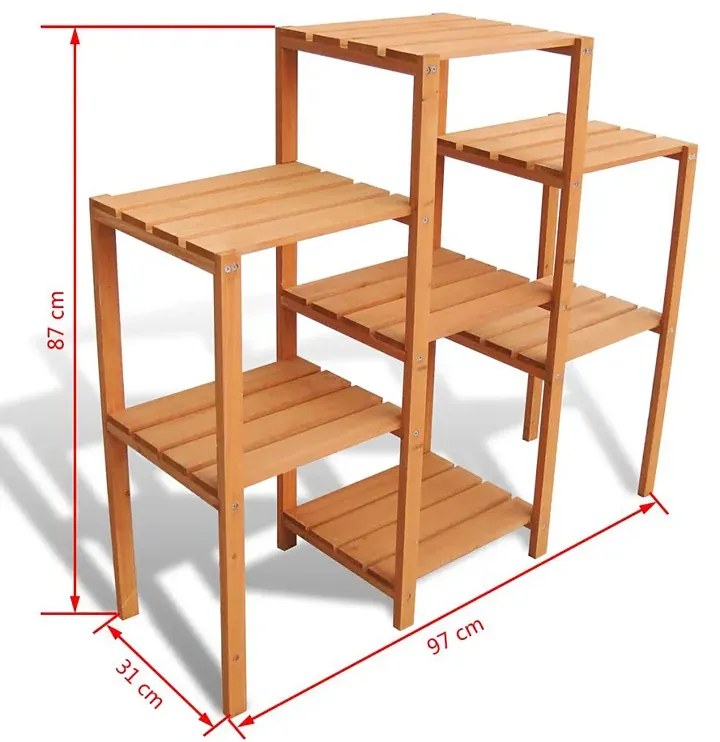 Drewniany kwietnik ogrodowy P5-P98