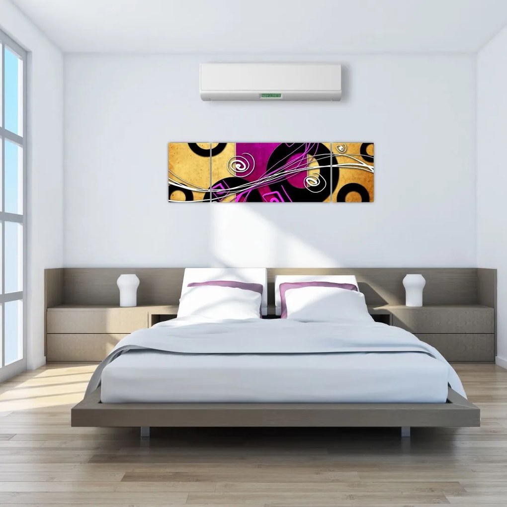 Obraz abstrakcji (170x50 cm)
