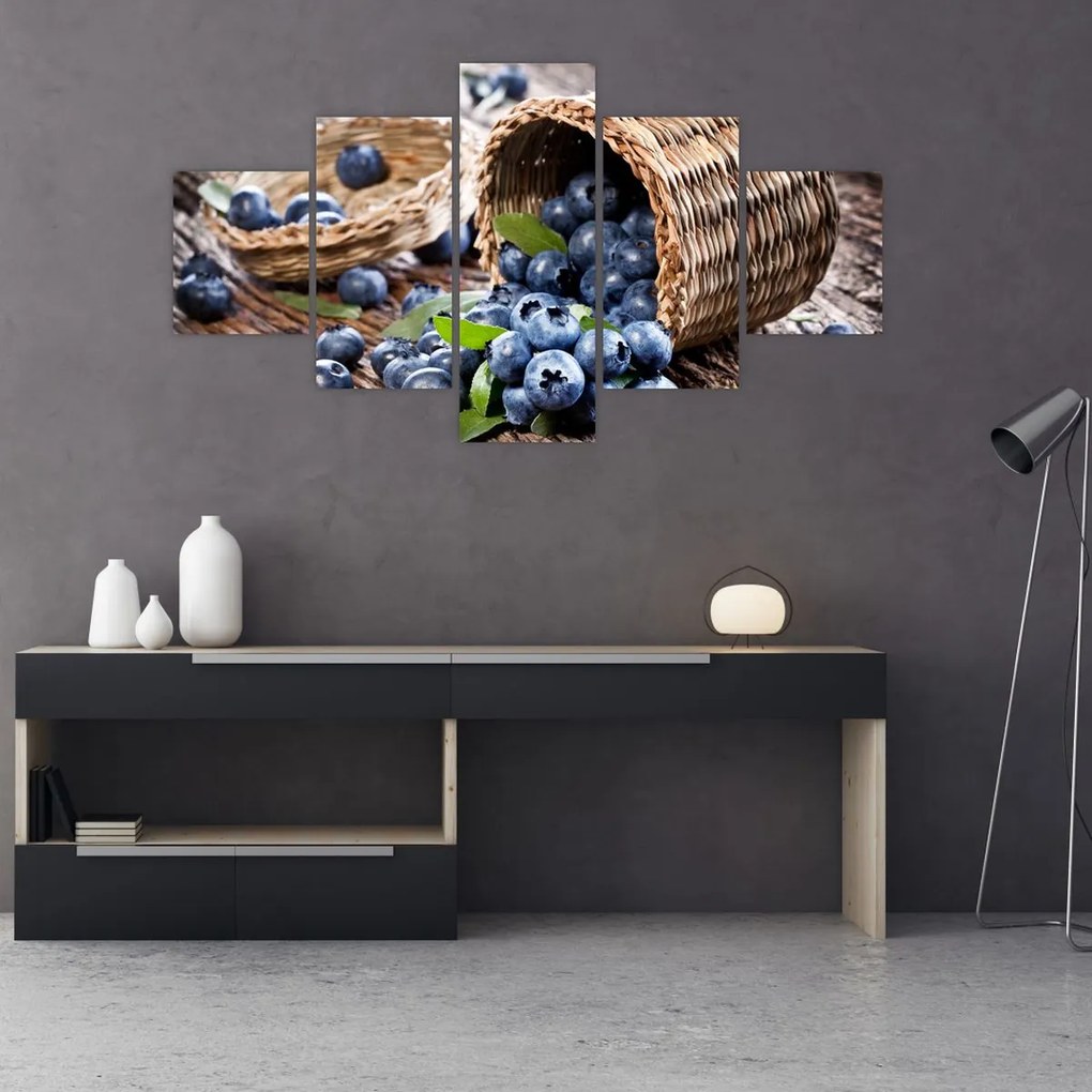 Obraz - Soczyste jagody (125x70 cm)