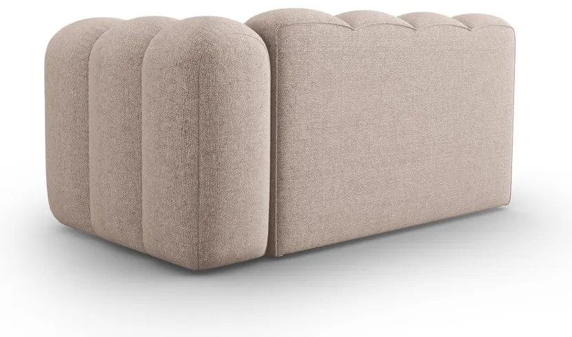 Beżowy moduł sofy (prawostronny) Lupine – Micadoni Home