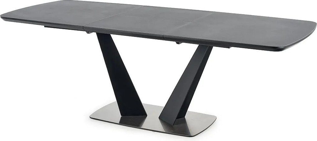 Stół FANGOR 160(220)x90 ciemno szary rozkładany