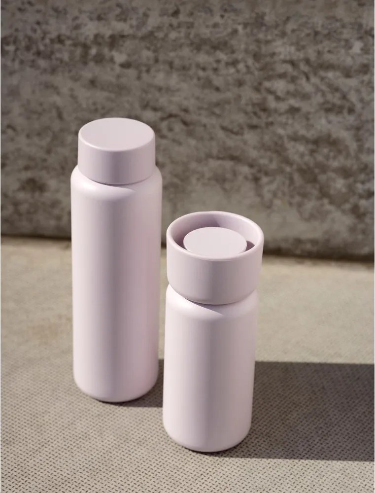 Jasnoróżowy kubek termiczny ze stali nierdzewnej 650 ml Singles – Zone