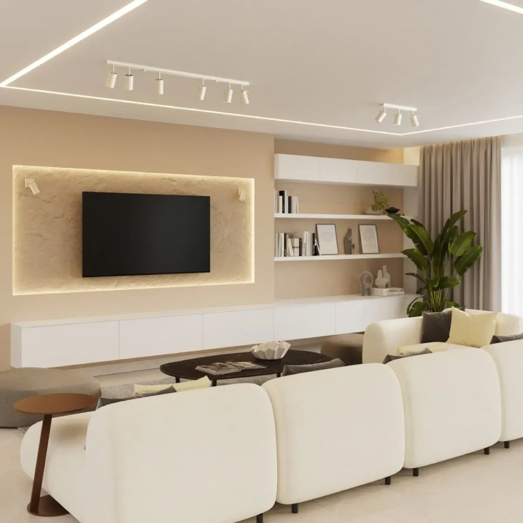 Listwa oświetleniowa RING 2 beżowy SOLLUX  LIGHTING