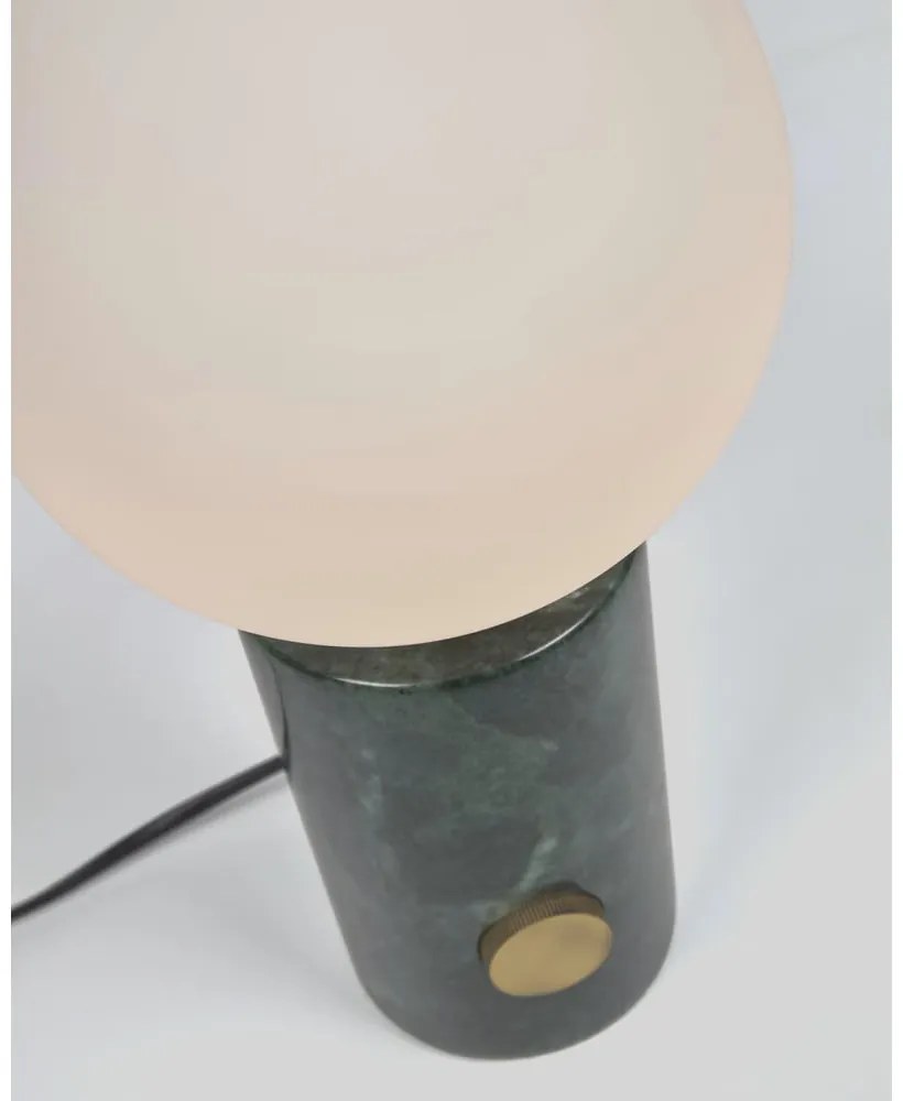 Zielona lampa stołowa ze szklanym kloszem (wys. 29 cm) Lonela – Kave Home
