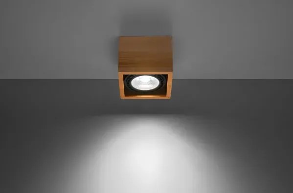 Kwadratowy plafon z drewna - 3X S241 E4-S28