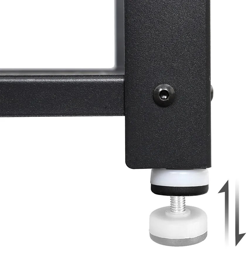 Ławka do przedpokoju z miejscem na buty INDY, 73x30x45cm, brązowa/czarna Vasagle